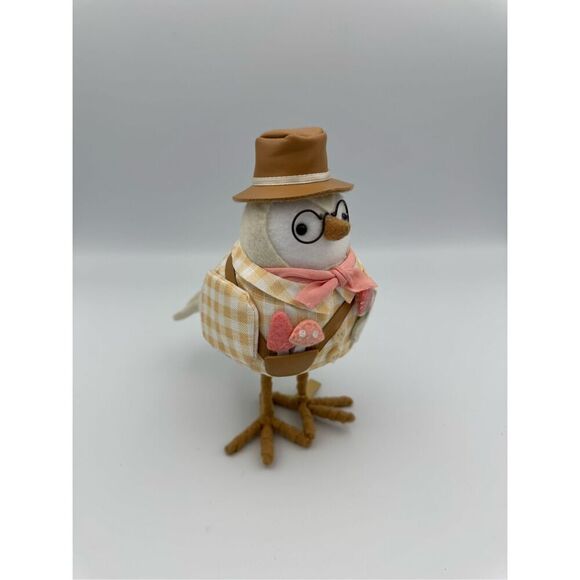 Target Spritz Easter Spring 2024 Featherly Friends Fabric Bird - Botanist Mushro - Picture 1 of 7